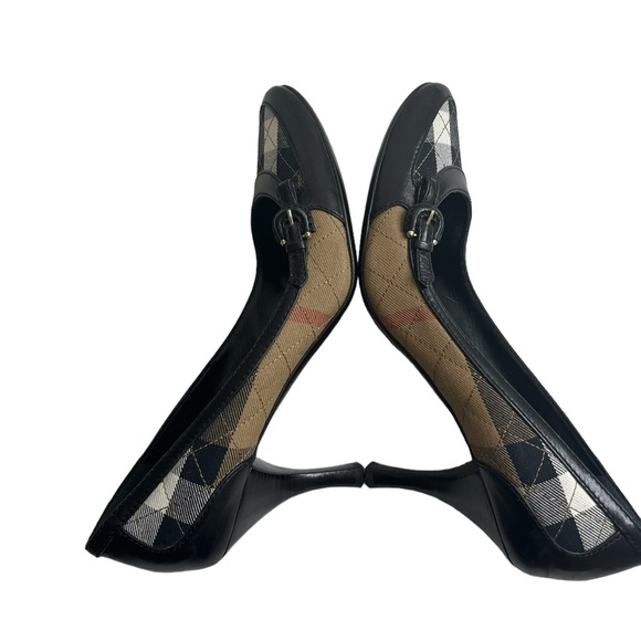 WOMENS LADIES BURBERRY HEELS, CLASSIC PUMPS, ITALY  SZ 40 - Picture 9 of 9